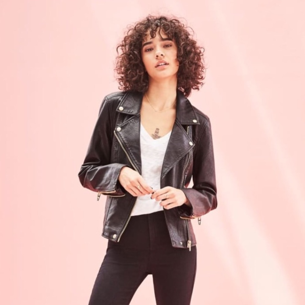 Blank NYC faux leather jacket